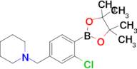 1-(3-Chloro-4-(4,4,5,5-tetramethyl-1,3,2-dioxaborolan-2-yl)benzyl)piperidine