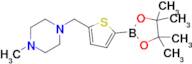 1-Methyl-4-((5-(4,4,5,5-tetramethyl-1,3,2-dioxaborolan-2-yl)thiophen-2-yl)methyl)piperazine