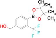 (4-(4,4,5,5-Tetramethyl-1,3,2-dioxaborolan-2-yl)-3-(trifluoromethyl)phenyl)methanol