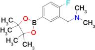 1-(2-Fluoro-5-(4,4,5,5-tetramethyl-1,3,2-dioxaborolan-2-yl)phenyl)-n,n-dimethylmethanamine