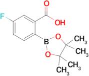 5-Fluoro-2-(4,4,5,5-tetramethyl-1,3,2-dioxaborolan-2-yl)benzoic acid