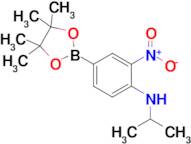 N-Isopropyl-2-nitro-4-(4,4,5,5-tetramethyl-1,3,2-dioxaborolan-2-yl)aniline