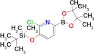 3-((tert-Butyldimethylsilyl)oxy)-2-chloro-6-(4,4,5,5-tetramethyl-1,3,2-dioxaborolan-2-yl)pyridine