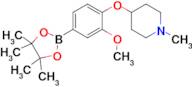 4-(2-Methoxy-4-(4,4,5,5-tetramethyl-1,3,2-dioxaborolan-2-yl)phenoxy)-1-methylpiperidine