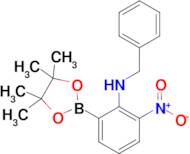 N-Benzyl-2-nitro-6-(4,4,5,5-tetramethyl-1,3,2-dioxaborolan-2-yl)aniline