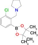 1-(2-Chloro-6-(4,4,5,5-tetramethyl-1,3,2-dioxaborolan-2-yl)benzyl)pyrrolidine