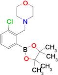 4-(2-Chloro-6-(4,4,5,5-tetramethyl-1,3,2-dioxaborolan-2-yl)benzyl)morpholine