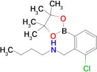 N-(2-Chloro-6-(4,4,5,5-tetramethyl-1,3,2-dioxaborolan-2-yl)benzyl)butan-1-amine