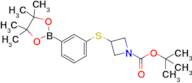 tert-Butyl 3-((3-(4,4,5,5-tetramethyl-1,3,2-dioxaborolan-2-yl)phenyl)thio)azetidine-1-carboxylate