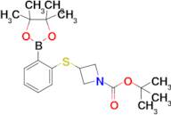 tert-Butyl 3-((2-(4,4,5,5-tetramethyl-1,3,2-dioxaborolan-2-yl)phenyl)thio)azetidine-1-carboxylate