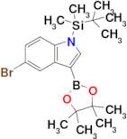 5-Bromo-1-(tert-Butyldimethylsilyl)-3-(4,4,5,5-tetramethyl-1,3,2-dioxaborolan-2-yl)-1H-indole