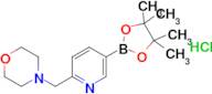 4-((5-(4,4,5,5-Tetramethyl-1,3,2-dioxaborolan-2-yl)pyridin-2-yl)methyl)morpholine hydrochloride