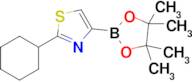 2-Cyclohexyl-4-(4,4,5,5-tetramethyl-1,3,2-dioxaborolan-2-yl)thiazole