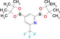 2,4-Bis(4,4,5,5-tetramethyl-1,3,2-dioxaborolan-2-yl)-6-(trifluoromethyl)pyridine