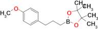 2-(3-(4-Methoxyphenyl)propyl)-4,4,5,5-tetramethyl-1,3,2-dioxaborolane