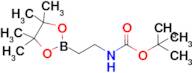 tert-Butyl (2-(4,4,5,5-tetramethyl-1,3,2-dioxaborolan-2-yl)ethyl)carbamate