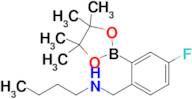 N-(4-Fluoro-2-(4,4,5,5-tetramethyl-1,3,2-dioxaborolan-2-yl)benzyl)butan-1-amine