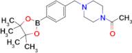 1-(4-(4-(4,4,5,5-Tetramethyl-1,3,2-dioxaborolan-2-yl)benzyl)piperazin-1-yl)ethanone