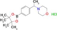 4-(1-(4-(4,4,5,5-Tetramethyl-1,3,2-dioxaborolan-2-yl)phenyl)ethyl)morpholine hydrochloride