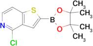 4-Chloro-2-(4,4,5,5-tetramethyl-1,3,2-dioxaborolan-2-yl)thieno[3,2-c]pyridine