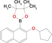 2-[2-(Cyclopentyloxy)naphthalen-1-yl]-4,4,5,5-tetramethyl-1,3,2-dioxaborolane