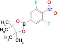 2-(3,5-Difluoro-4-nitrophenyl)-4,4,5,5-tetramethyl-1,3,2-dioxaborolane