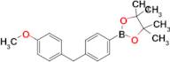 2-(4-[(4-Methoxyphenyl)methyl]phenyl)-4,4,5,5-tetramethyl-1,3,2-dioxaborolane