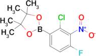 2-(2-Chloro-4-fluoro-3-nitrophenyl)-4,4,5,5-tetramethyl-1,3,2-dioxaborolane