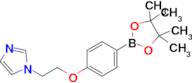 1-{2-[4-(4,4,5,5-Tetramethyl-1,3,2-dioxaborolan-2-yl)phenoxy]ethyl}imidazole