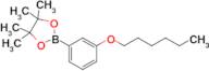 2-[3-(Hexyloxy)phenyl]-4,4,5,5-tetramethyl-1,3,2-dioxaborolane