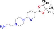 2-(4-(5-(4,4,5,5-Tetramethyl-1,3,2-dioxaborolan-2-yl)pyridin-2-yl)piperazin-1-yl)ethanamine