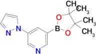 3-(Pyrazol-1-yl)-5-(4,4,5,5-tetramethyl-1,3,2-dioxaborolan-2-yl)pyridine