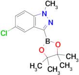 5-Chloro-1-methyl-3-(4,4,5,5-tetramethyl-1,3,2-dioxaborolan-2-yl)-indazole