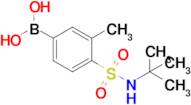 [4-(tert-Butylsulfamoyl)-3-methylphenyl]boronic acid