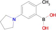 [2-Methyl-5-(pyrrolidin-1-yl)phenyl]boronic acid