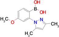 [2-(3,5-Dimethyl-1H-pyrazol-1-yl)-4-methoxyphenyl]boronic acid