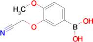 [3-(Cyanomethoxy)-4-methoxyphenyl]boronic acid