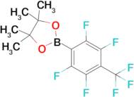 4,4,5,5-Tetramethyl-2-(2,3,5,6-tetrafluoro-4-(trifluoromethyl)phenyl)-1,3,2-dioxaborolane