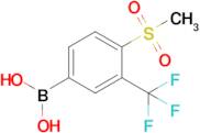 [4-Methanesulfonyl-3-(trifluoromethyl)phenyl]boronic acid