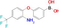 {3-[2-Amino-4-(trifluoromethyl)phenoxy]phenyl}boronic acid