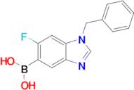 (1-Benzyl-6-fluoro-1,3-benzodiazol-5-yl)boronic acid