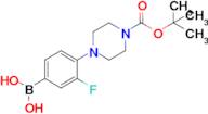 (4-{4-[(tert-Butoxy)carbonyl]piperazin-1-yl}-3-fluorophenyl)boronic acid