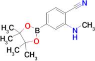 2-(Methylamino)-4-(4,4,5,5-tetramethyl-1,3,2-dioxaborolan-2-yl)-benzonitrile