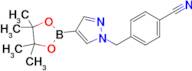 4-((4-(4,4,5,5-Tetramethyl-1,3,2-dioxaborolan-2-yl)-1H-pyrazol-1-yl)methyl)benzonitrile