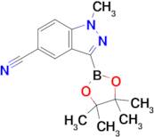 1-Methyl-3-(4,4,5,5-tetramethyl-1,3,2-dioxaborolan-2-yl)-indazole-5-carbonitrile