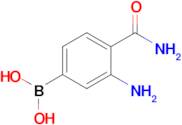 (3-amino-4-carbamoylphenyl)boronic acid