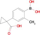 1-[4-(Dihydroxyboranyl)-3-methylphenyl]cyclopropane-1-carboxylic acid