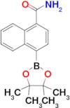 4-(4,4,5,5-Tetramethyl-[1,3,2]dioxaborolan-2-yl)-naphthalene-1-carboxylic acid amide