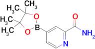 4-(4,4,5,5-Tetramethyl-1,3,2-dioxaborolan-2-yl)picolinamide