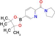 1-Pyrrolidinyl[5-(4,4,5,5-tetramethyl-1,3,2-dioxaborolan-2-yl)-2-pyridinyl]-methanone